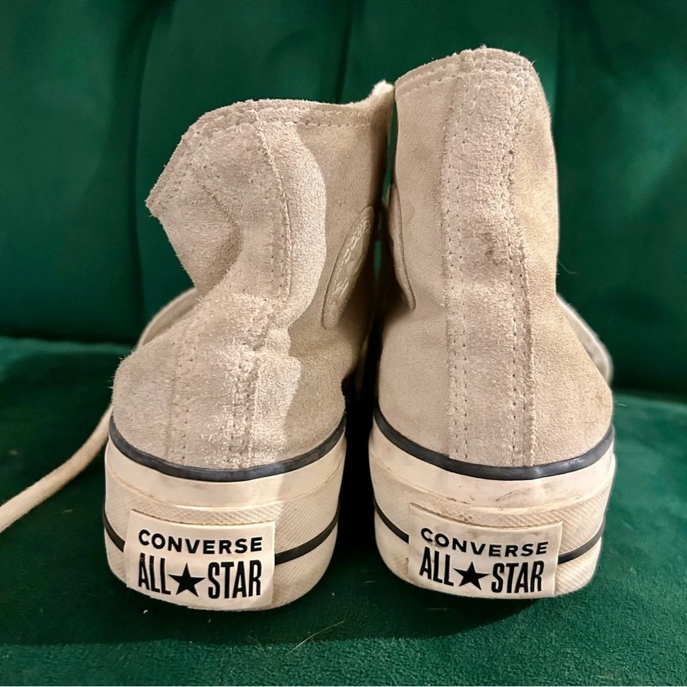 Converse Chuck Taylor All Star Lift Platform suede high-top sneakers - Picture 6 of 7